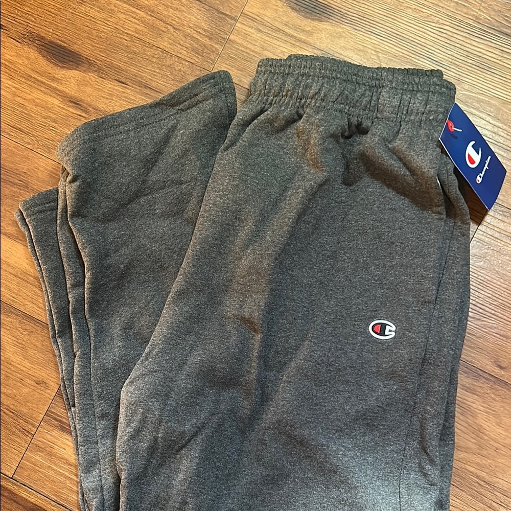 NWT Champion Gray Sweatpants — Long
